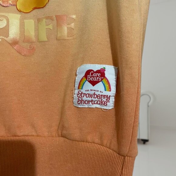 Strawberry Shortcake x Care Bears Oversized Sweatshirt NWT XXS - Picture 7 of 13